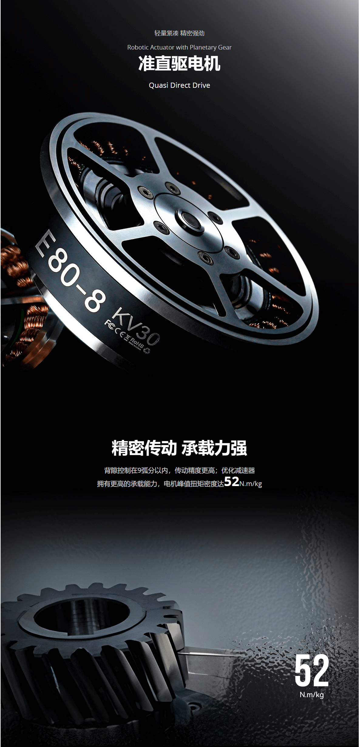 E80-8 外骨骼电机